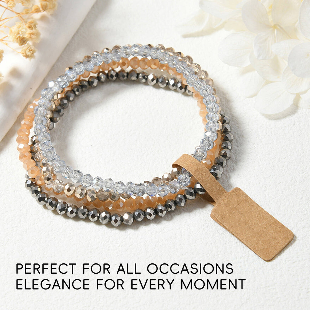 Bracelets for Women,Crafted From Womens Jewelry, Design, Detail-Oriented Charm Bracelets for Women,Gray