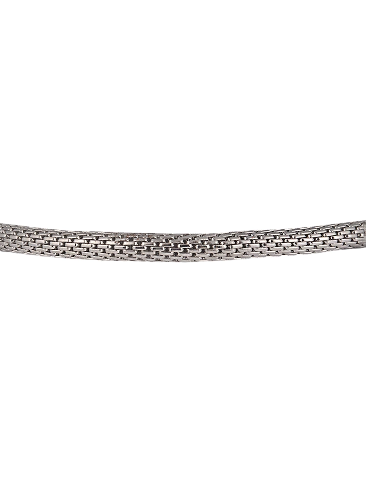 Silvertone Chain with Amethyst "February" Bracelet