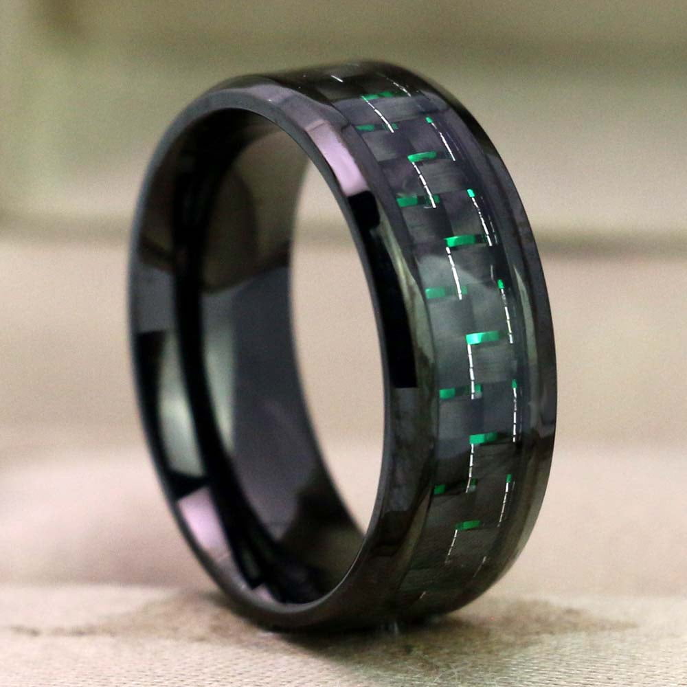 Matching Rings Couple Rings Black Plated 1CT Purple Cz Women Wedding Ring Sets