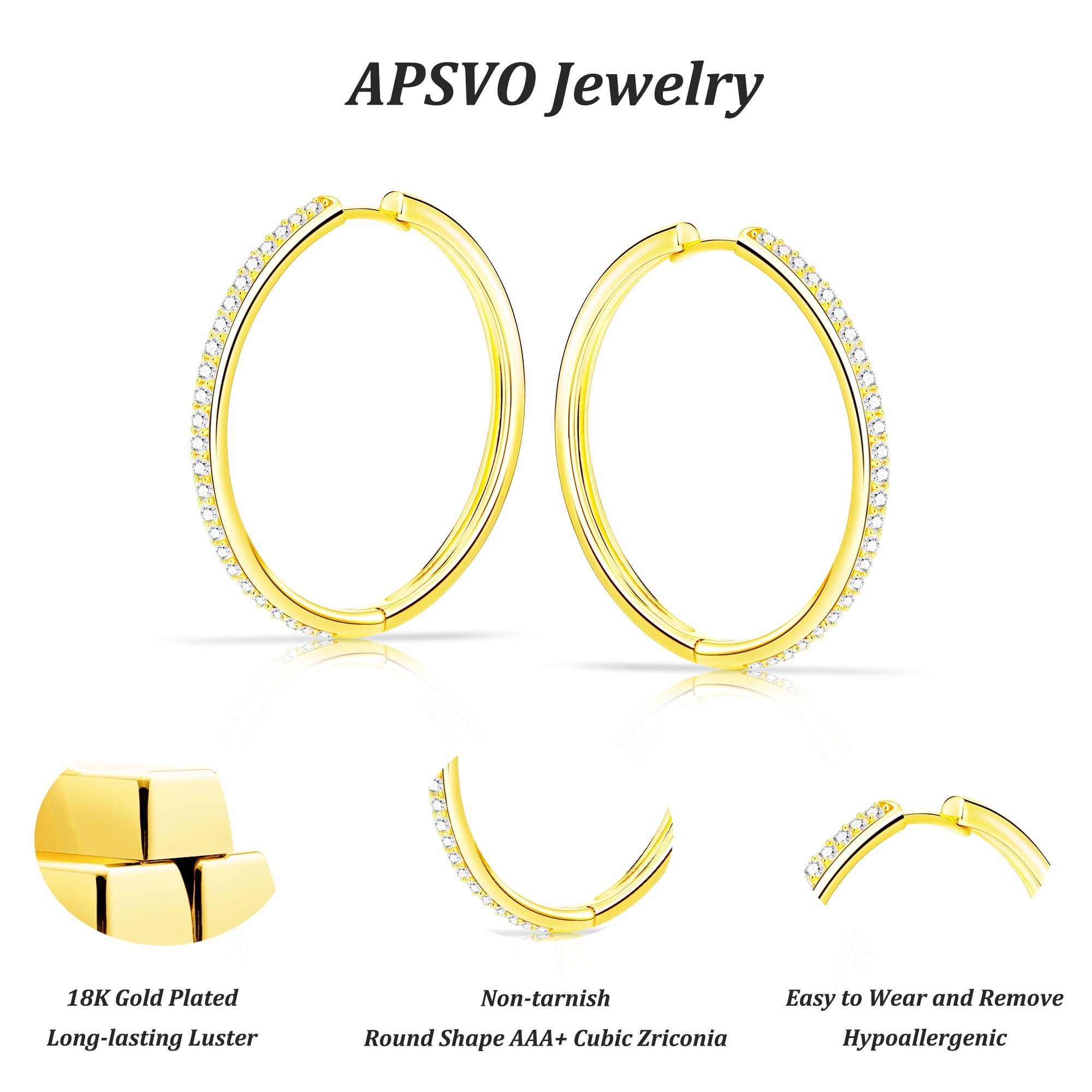 4 Pairs Hoop Earrings for Women CZ Small Huggie Cartilage Post Hypoallergenic Earrings Set for Multiple Piercing Valentines Day Jewelry Gifts Her Teen Mom Wife Lady Adults Ideas