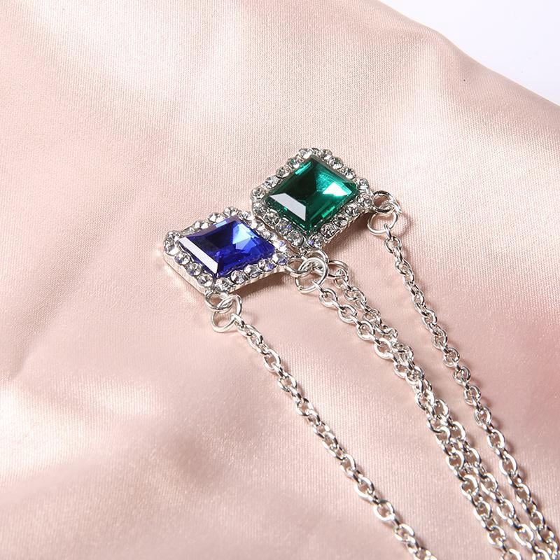 SEXY SPARKLES Multilayer Layered Layer Long Necklaces Chain for Womens Jewelry