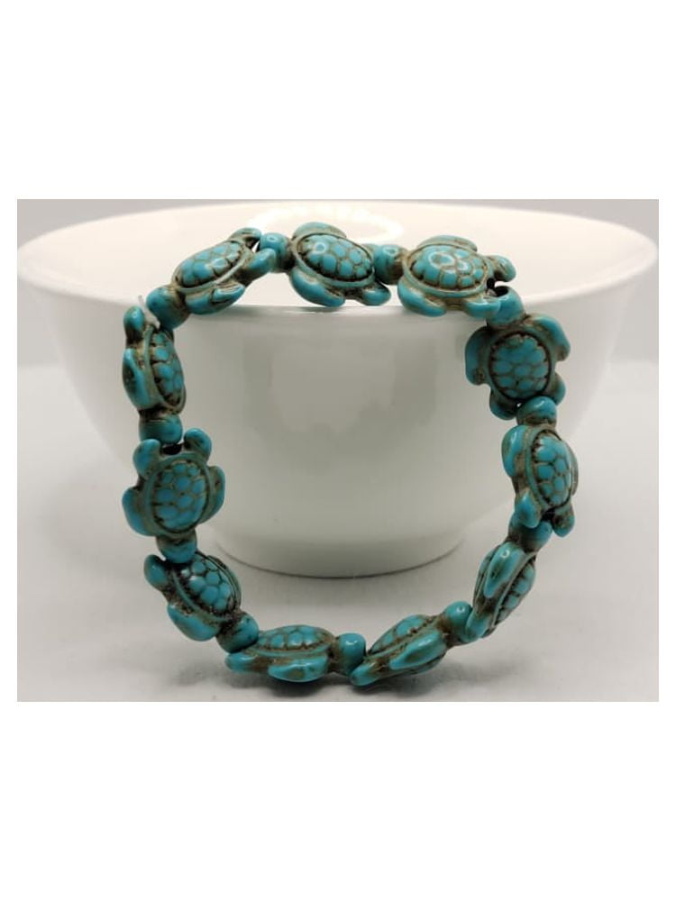 Turquoise Hawaiian Sea Turtle Bracelet