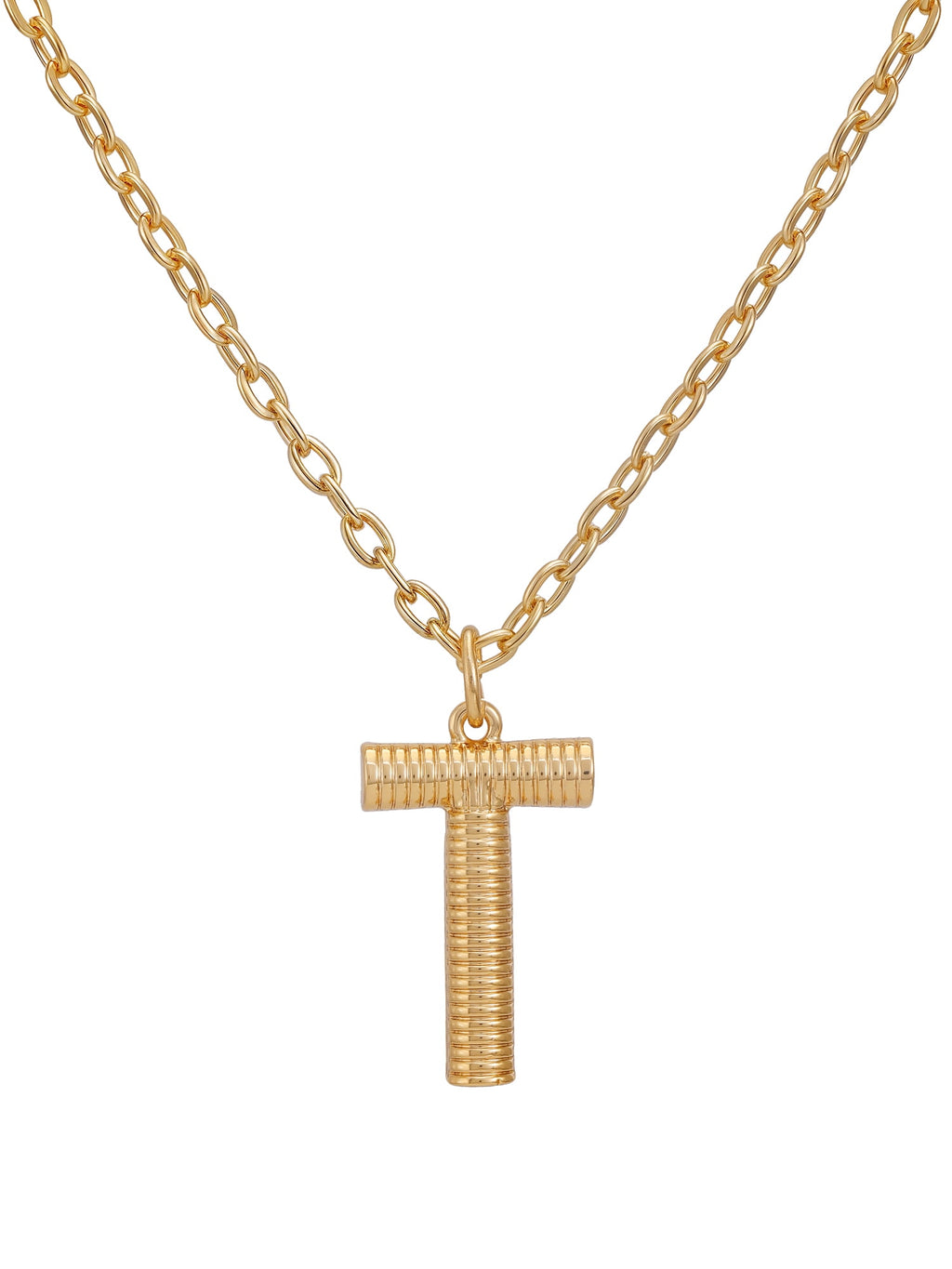 Women's Goldtone Initial E Necklace with Giftable Pouch