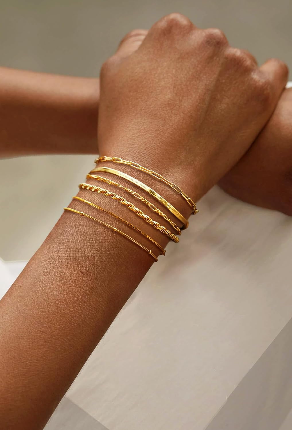 925 Sterling Dainty Bracelets for Women , Pack Gifts for Women