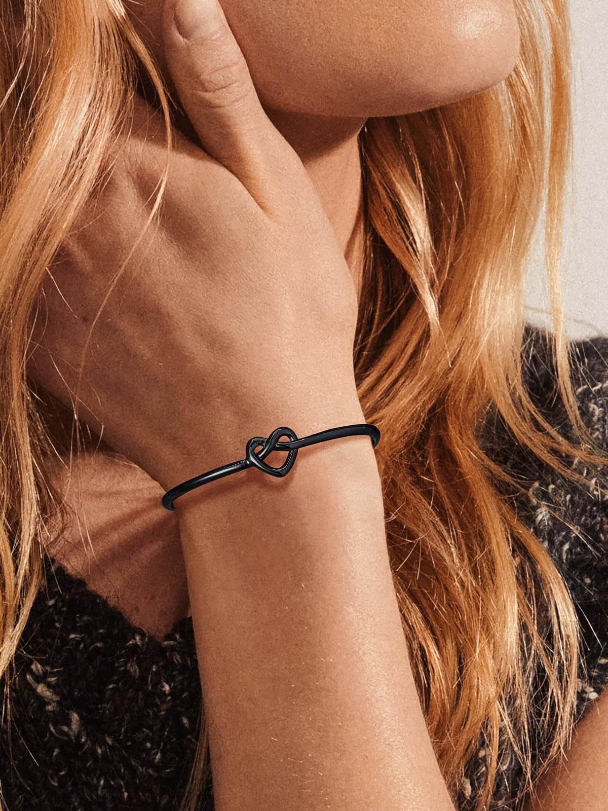 Twisted Bracelet for Women Open Bracelet Jewelry Solid Cuff Bangle
