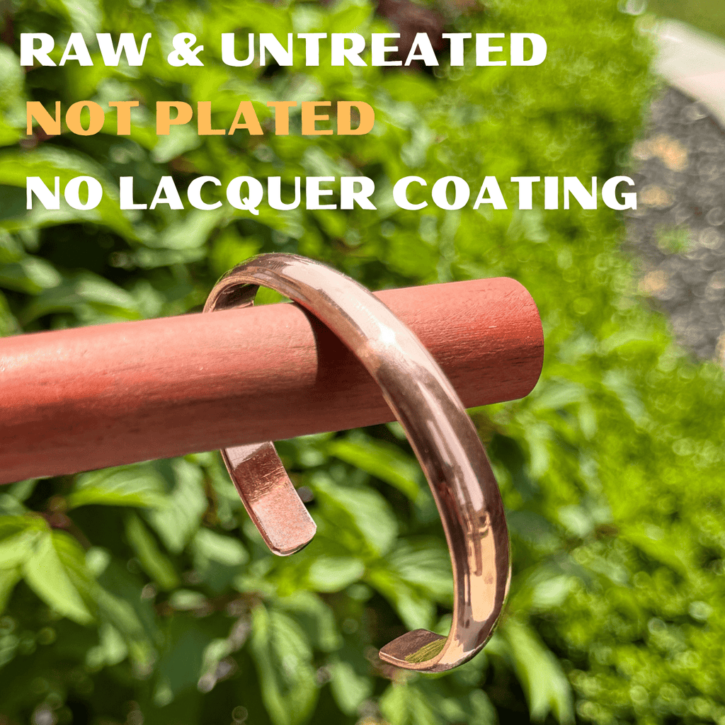 Hand Forged Unisex 100% Copper Bracelet. Made with Solid High Gauge Copper and Health benefits. Enhance your well-being in style!