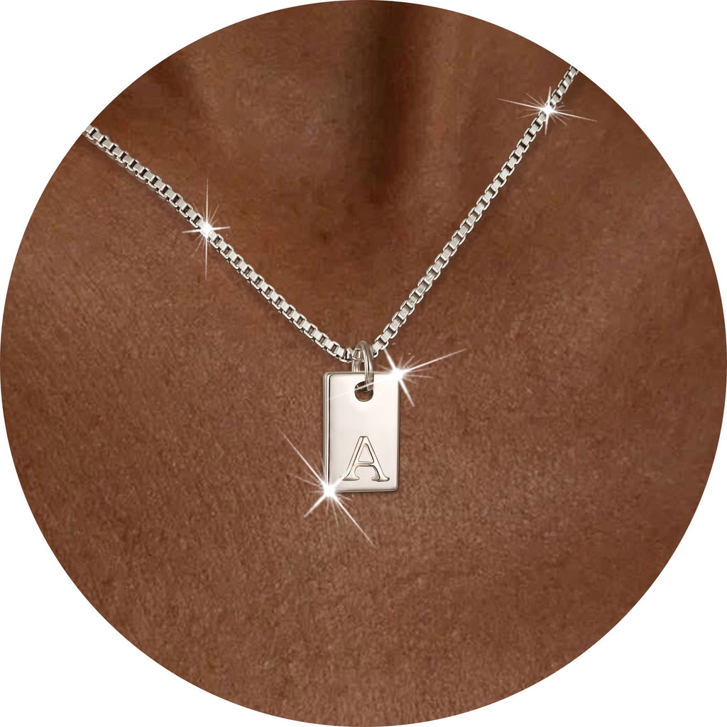 S925 Sterling Plated Initial Necklaces for Women Girls CZ Letter A Pendant Chain Easter Basket Stuffers Jewelry Gifts Teen Her Tween Preteen Mom Adults Female Kids Ideas