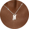 S925 Sterling Plated Initial Necklaces for Women Girls CZ Letter A Pendant Chain Easter Basket Stuffers Jewelry Gifts Teen Her Tween Preteen Mom Adults Female Kids Ideas