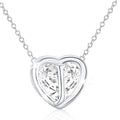 S925 Sterling Plated Heart Initial Necklaces for Women Girls CZ Letter J Pendant Chain Easter Basket Stuffers Jewelry Gifts Teen Her Mom Wife Adults Kids Age Ideas