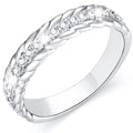 S925 Sterling Plated Rings for Women CZ Eternity Wedding Band Engagement Rings Valentines Jewelry Gifts Her Girlfriend Wife Female Adults Teen Ideas