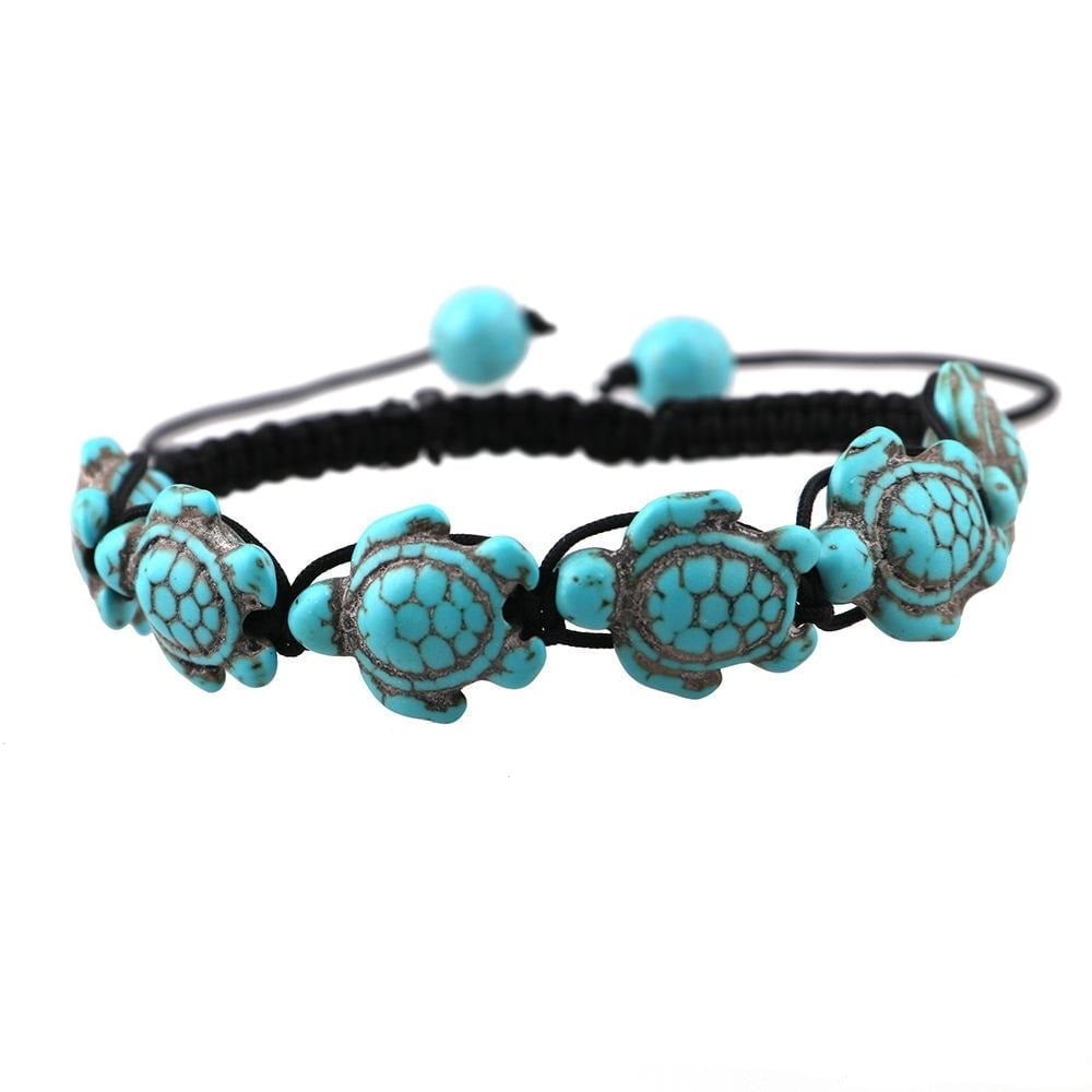 Turquoise Hawaiian Sea Turtle Bracelet