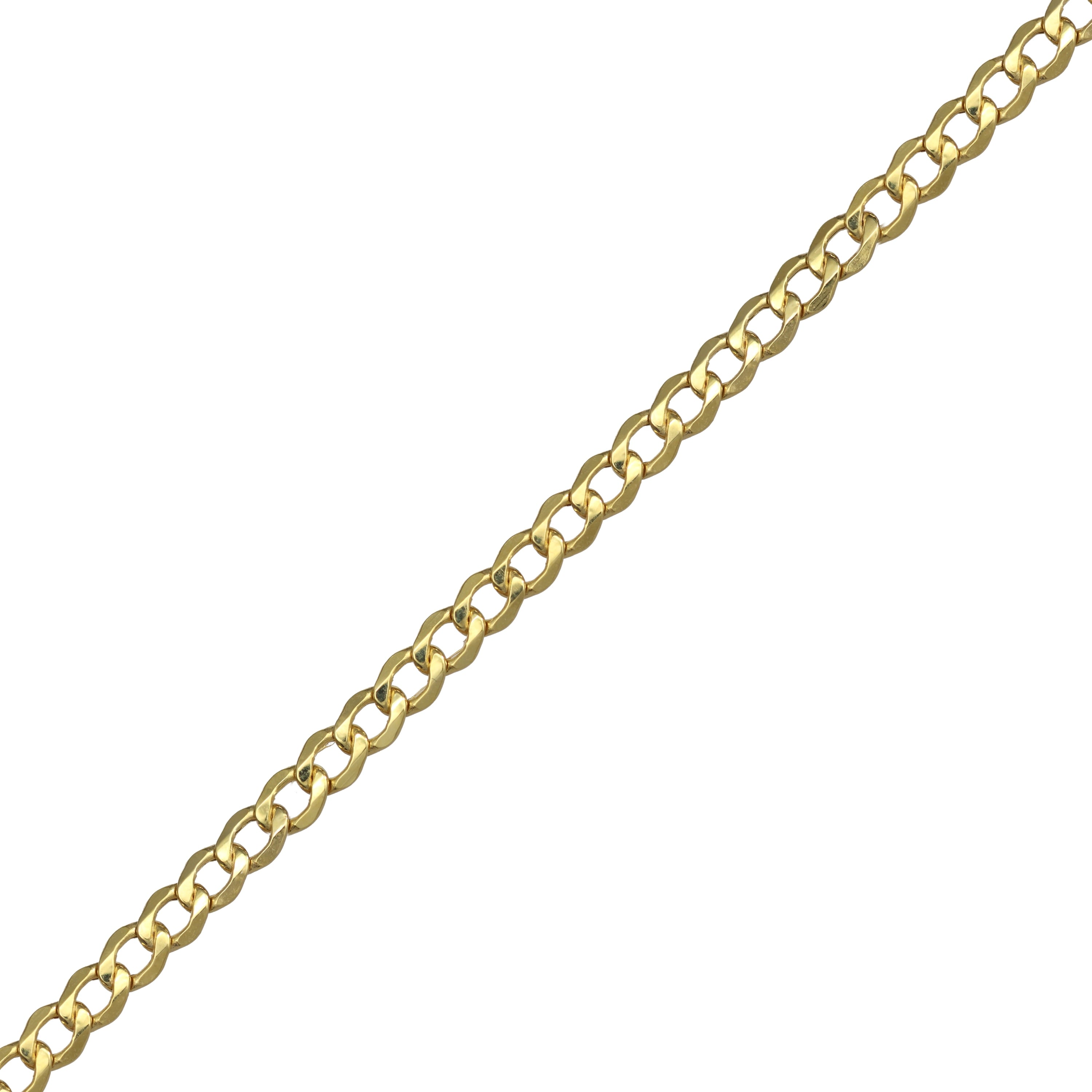 Fine Jewelry 10K Yellow Curb Cuban Chain Necklace, 20"