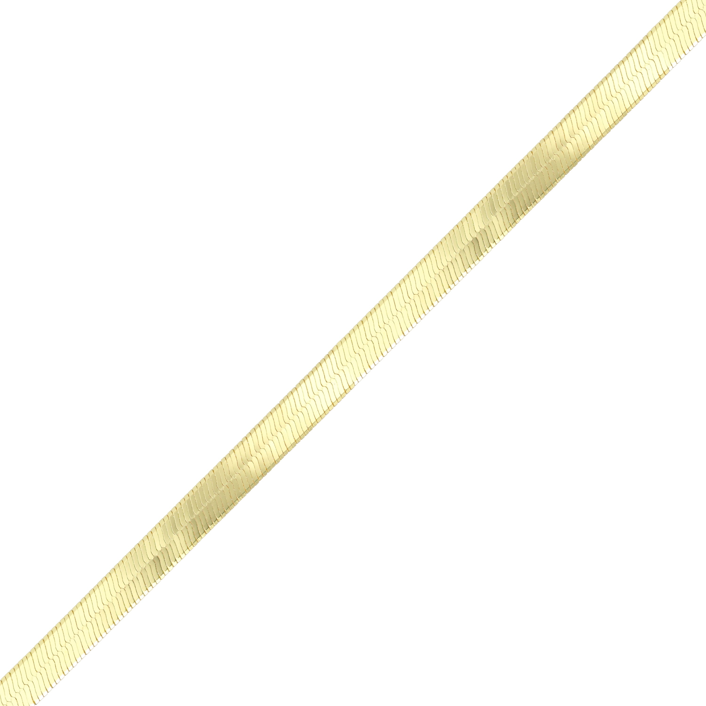 Fine Jewelry 10K Yellow DC Flex Herringbone Chain Necklace, 18"