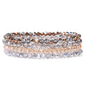 Bracelets for Women,Crafted From Womens Jewelry, Design, Detail-Oriented Charm Bracelets for Women,Gray