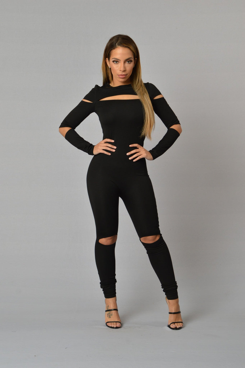 Snip Snap Jumpsuit - Black