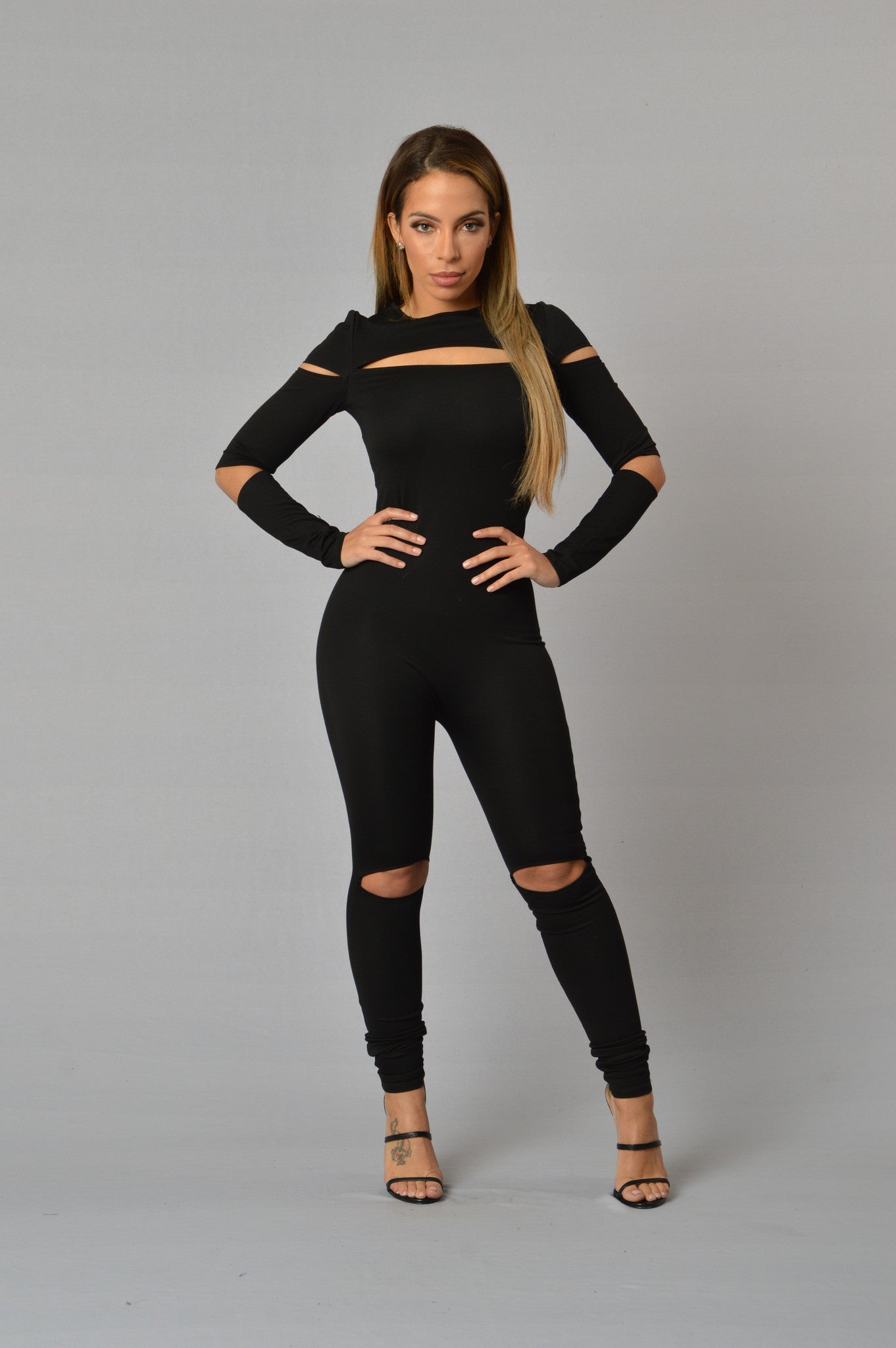 Snip Snap Jumpsuit - Black