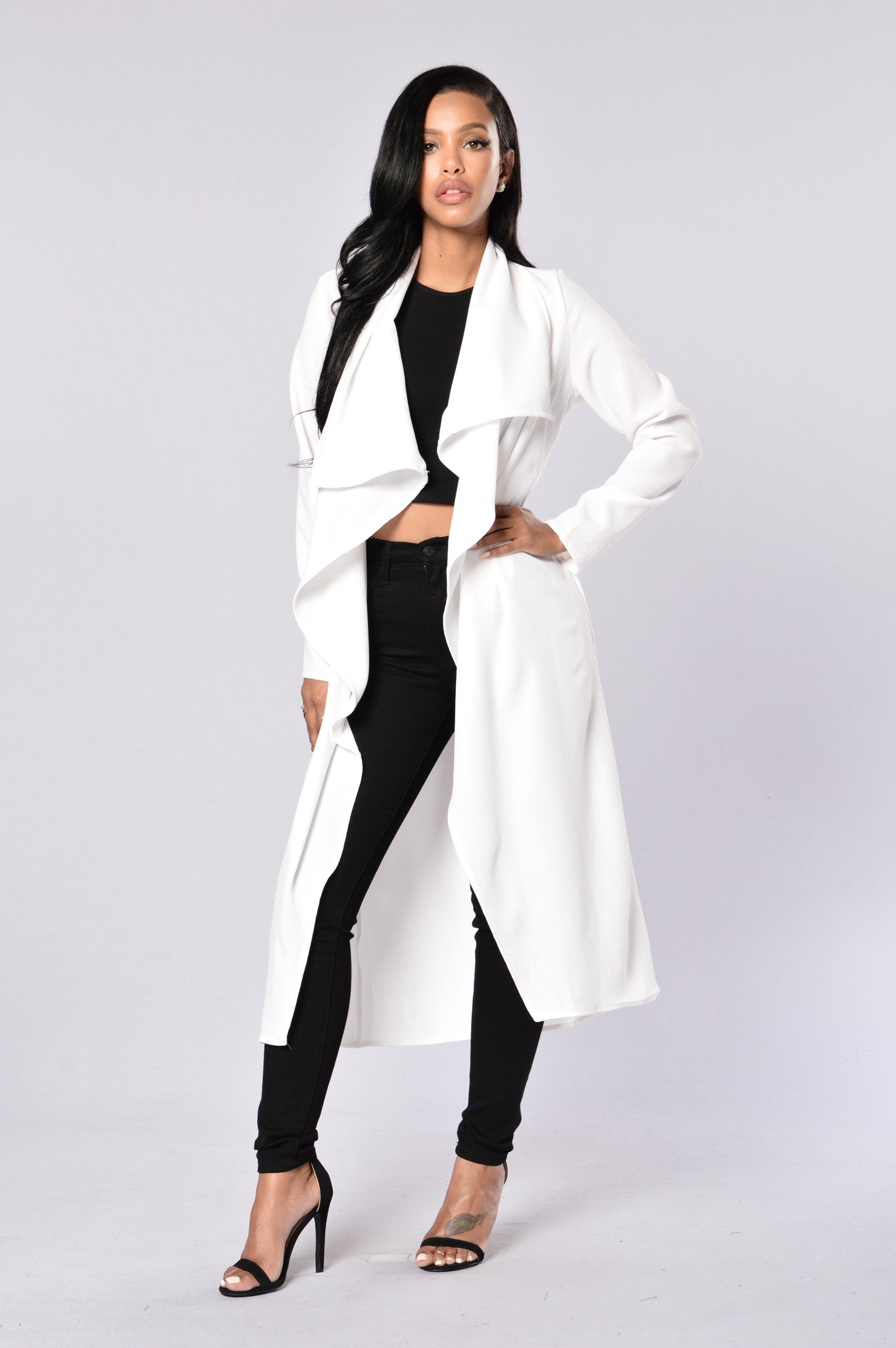 Business Casual Coat - White