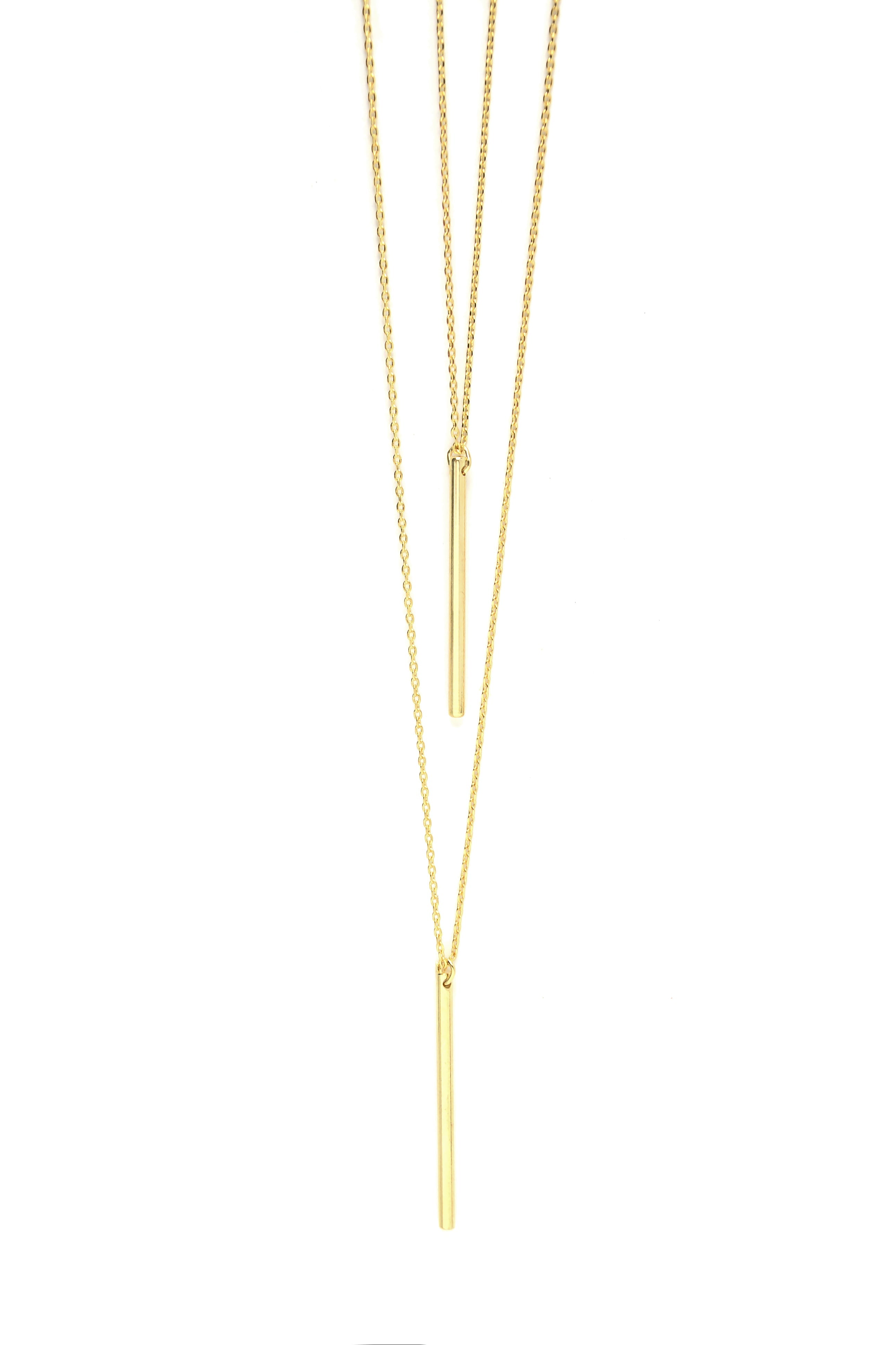 Bar Hopping Necklace - Gold