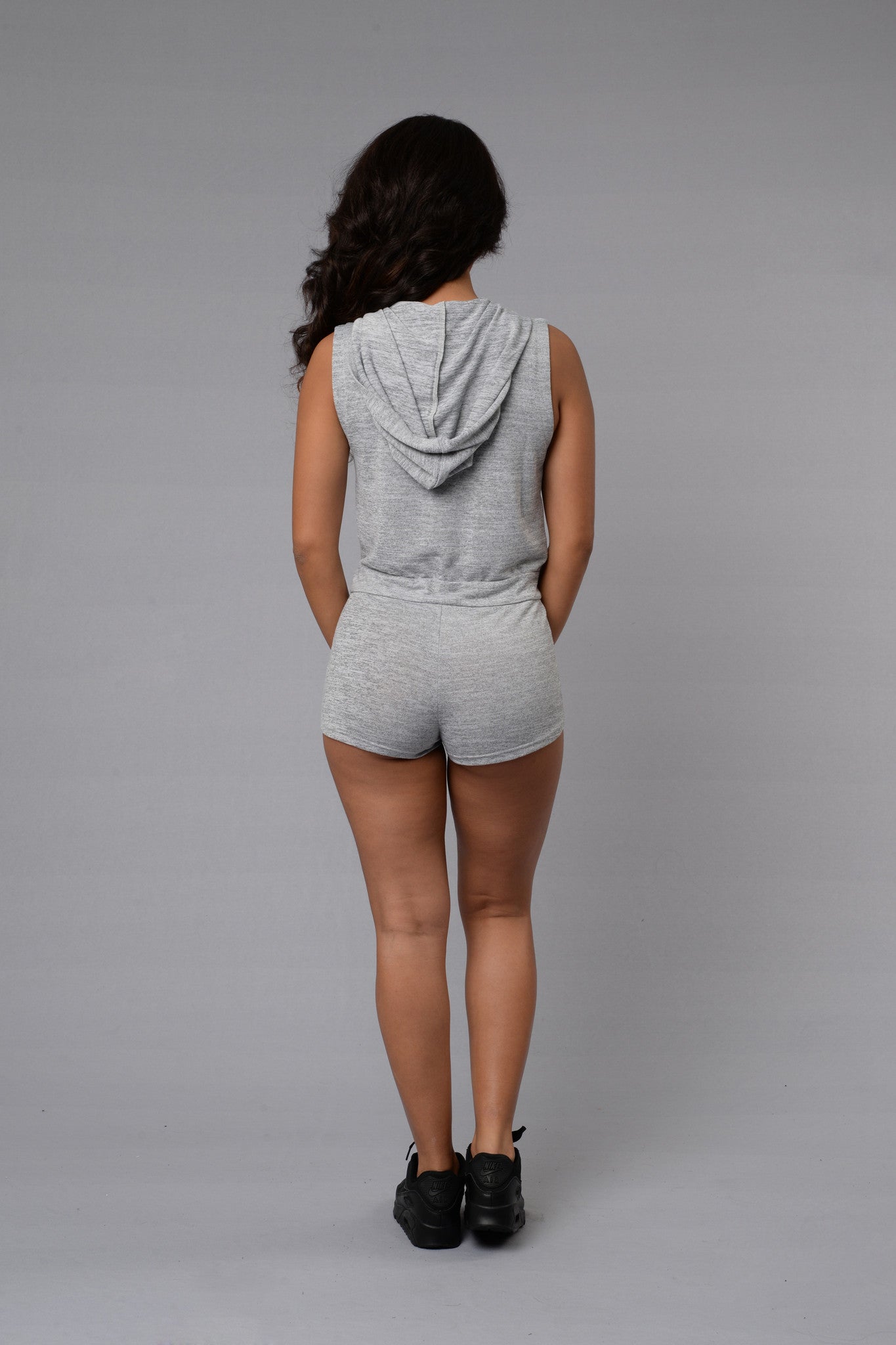 Restless Romper - Grey