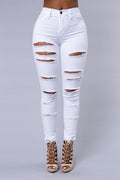 Slash and Burn Jeans - White