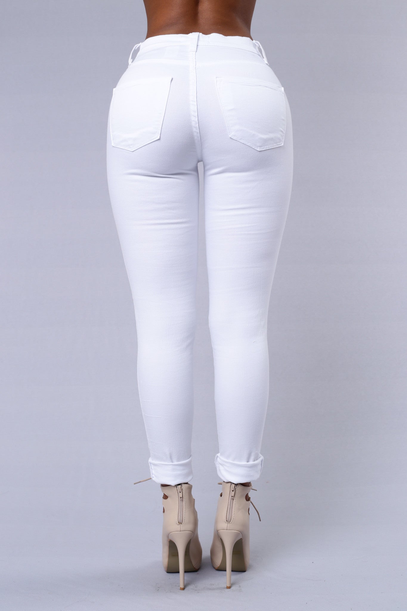 Slash and Burn Jeans - White