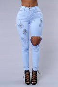Glistening Jeans - Baby Blue