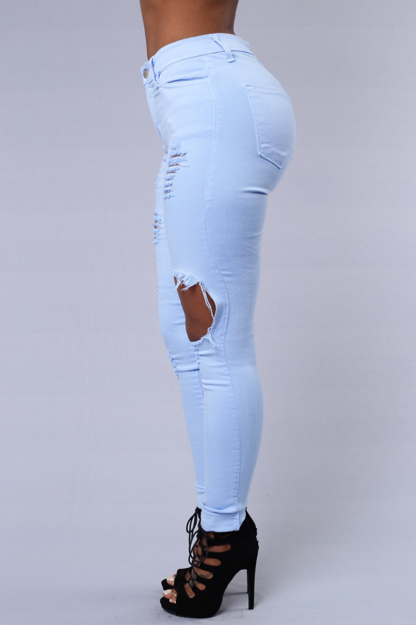 Glistening Jeans - Baby Blue