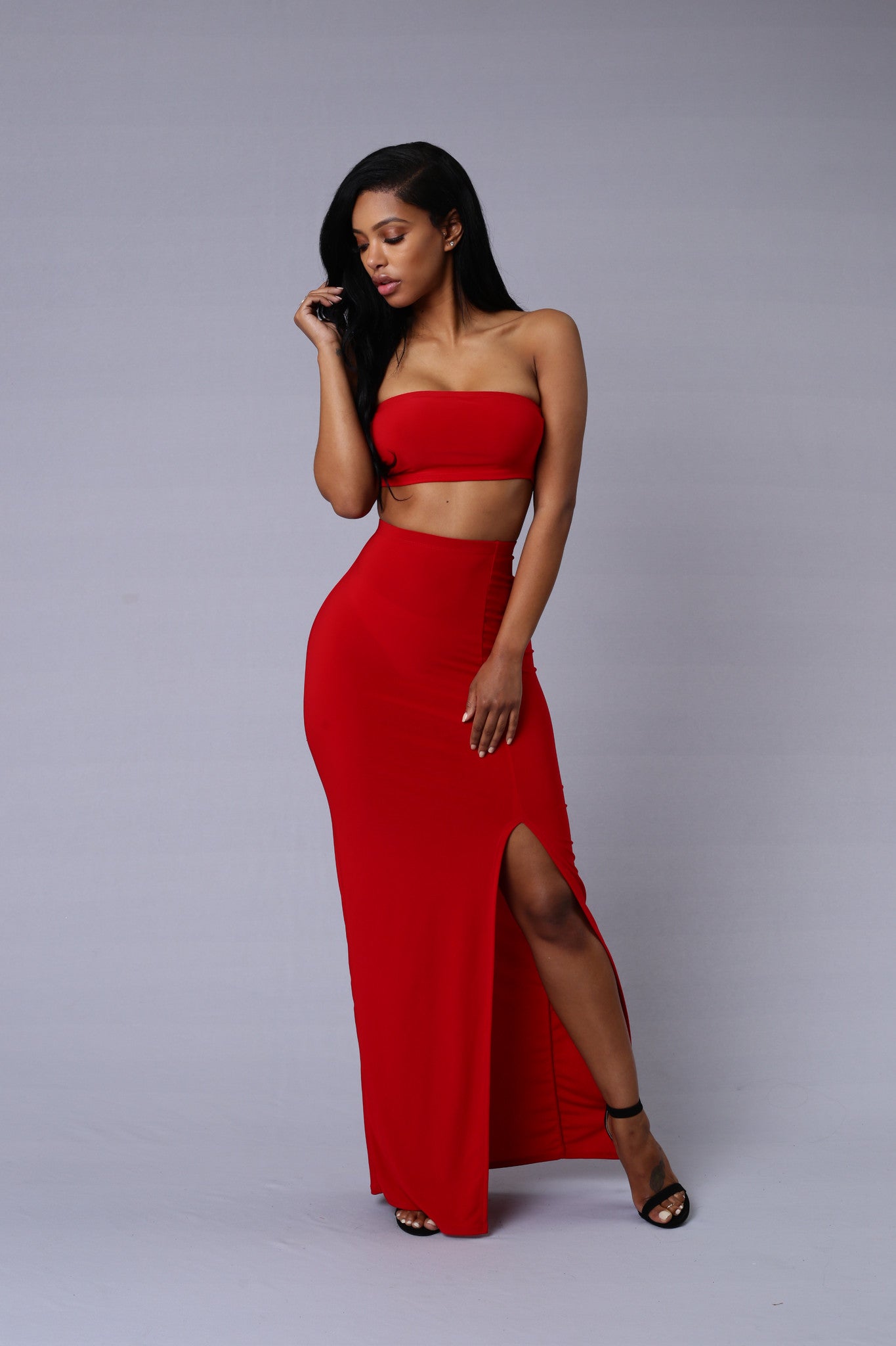 Sloane Tube Top - Red