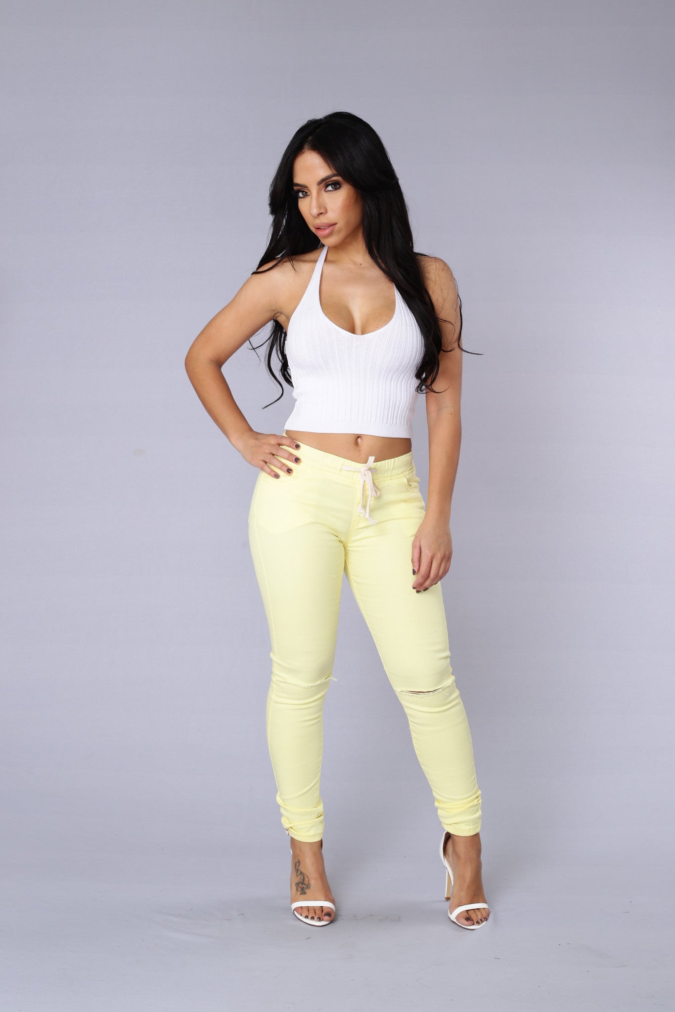 Cadet Pants - Light Yellow