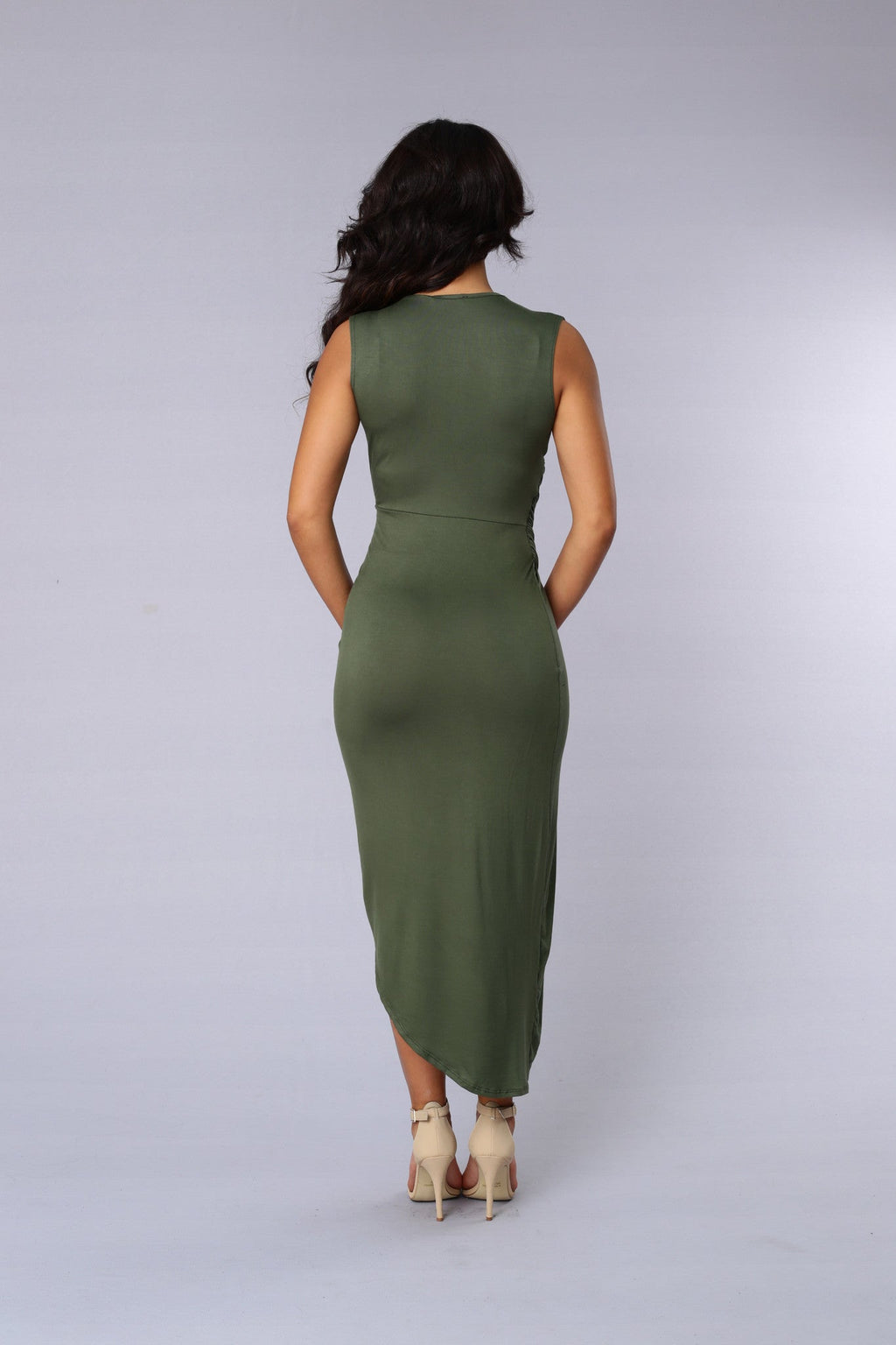 Propose A Toast Dress - Olive
