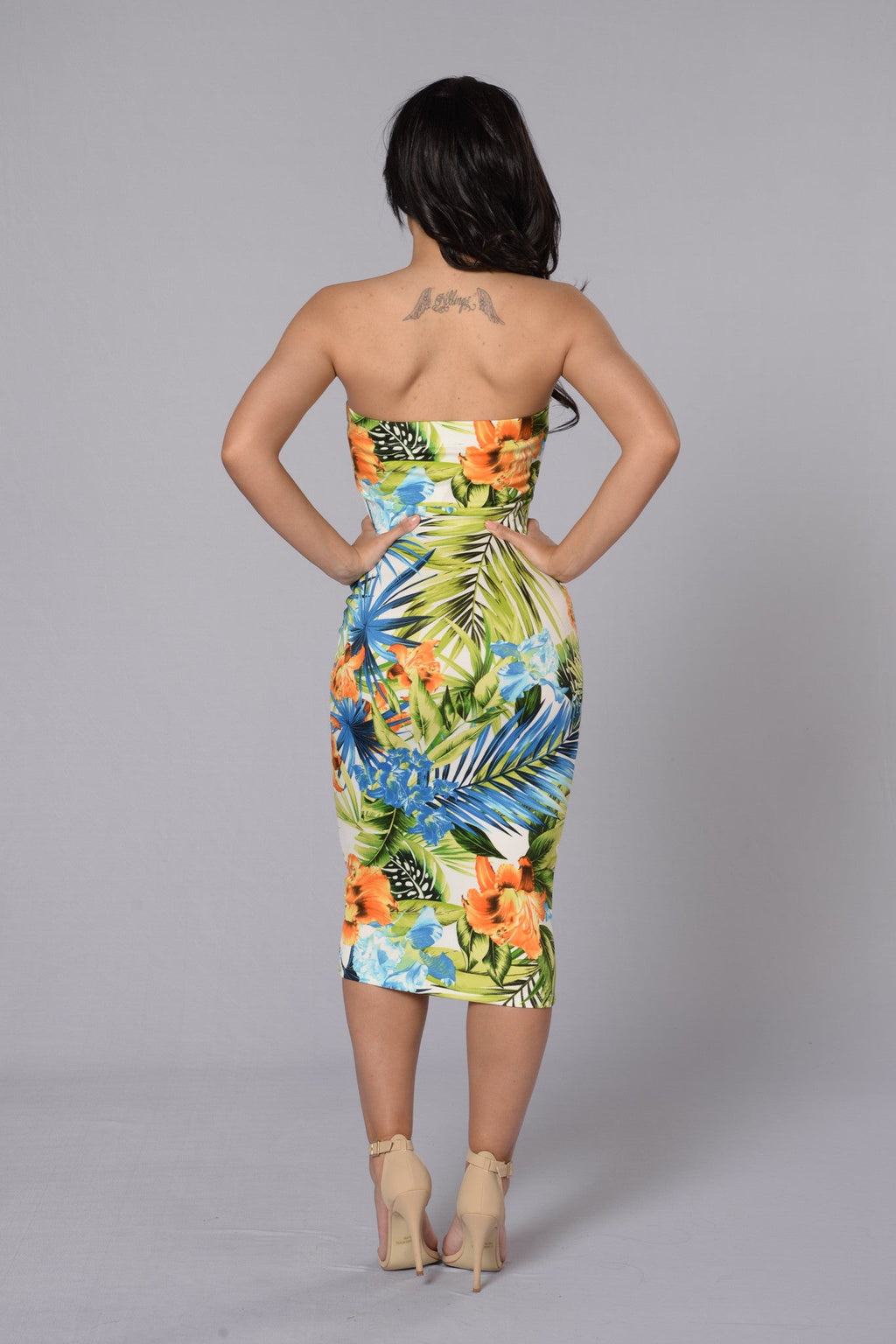 Daphne Dress - Tropical