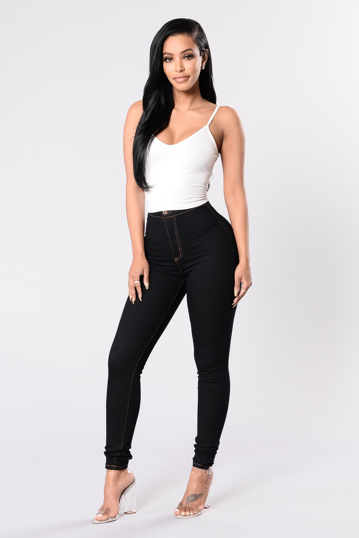 Topnotch High Waist Jeans - Indigo