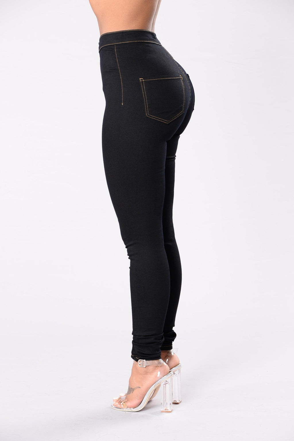 Topnotch High Waist Jeans - Indigo