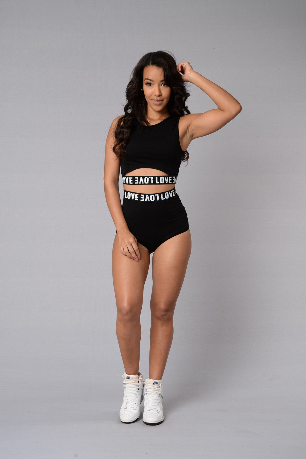 Make Love Top - Black