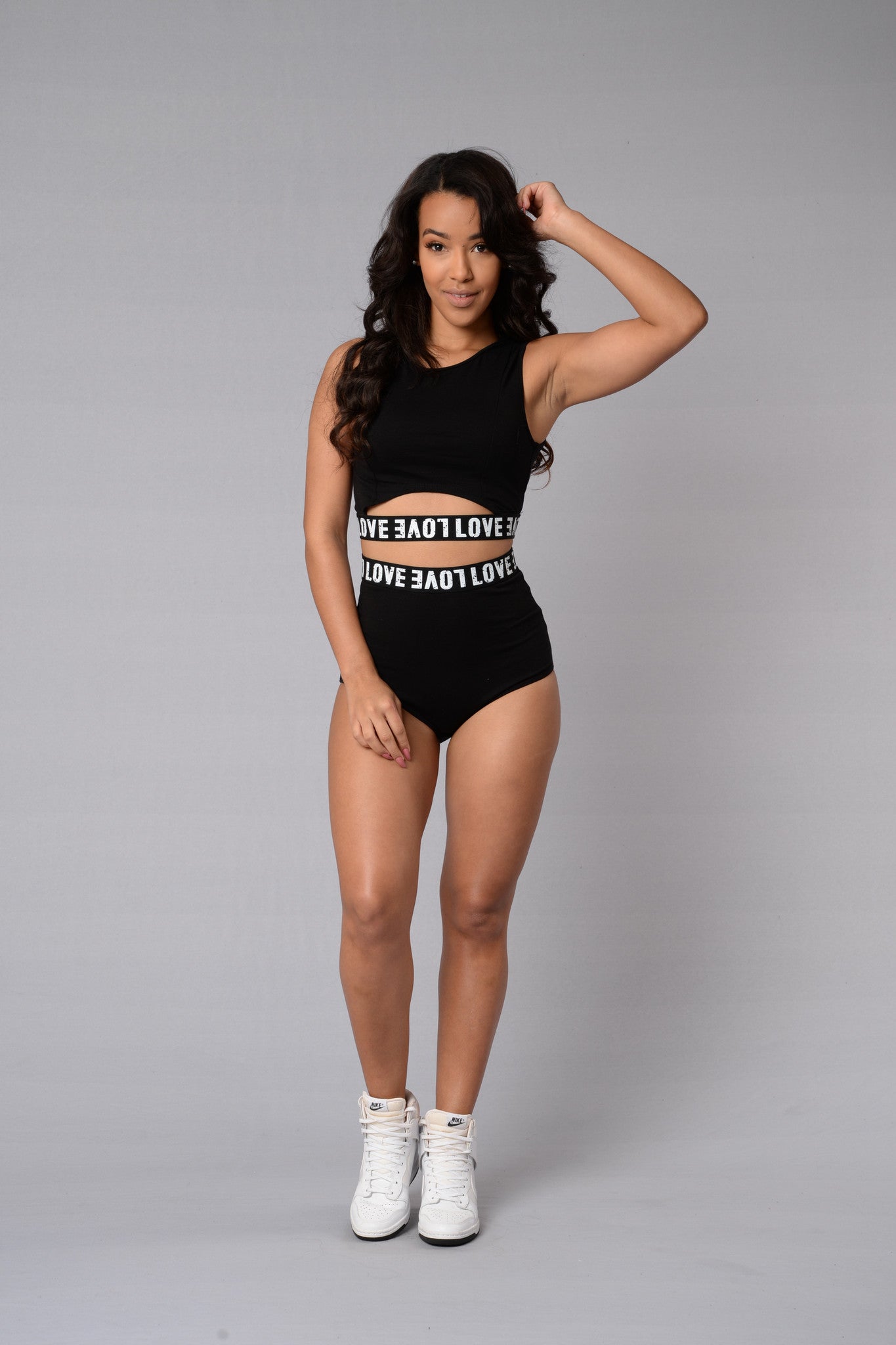 Make Love Top - Black
