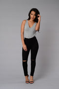 Kathleen Bodysuit - Heather Grey