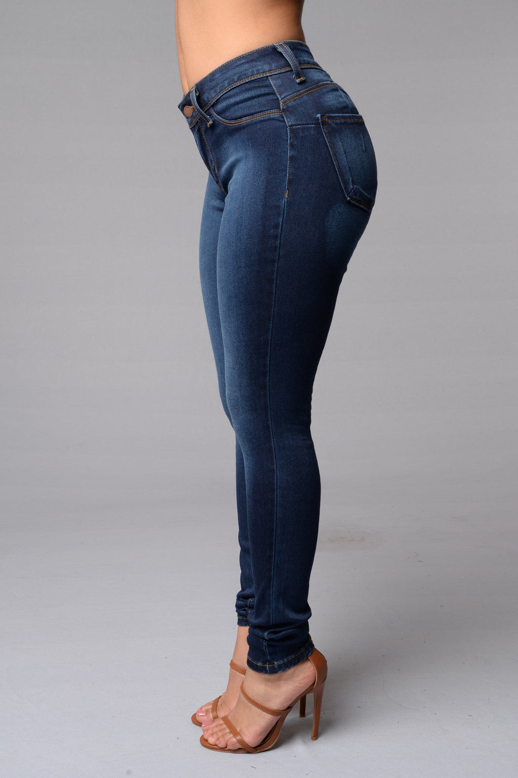 Caution Curves Ahead Jeans - Dark
