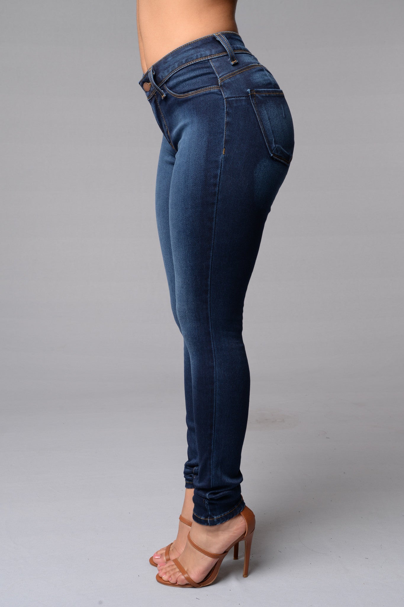 Caution Curves Ahead Jeans - Dark