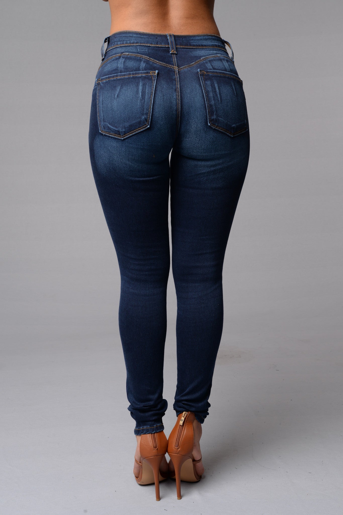 Caution Curves Ahead Jeans - Dark