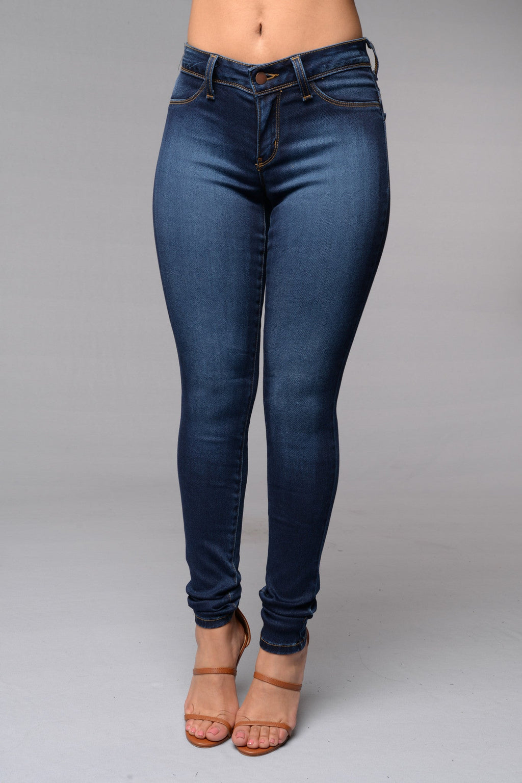 Caution Curves Ahead Jeans - Dark
