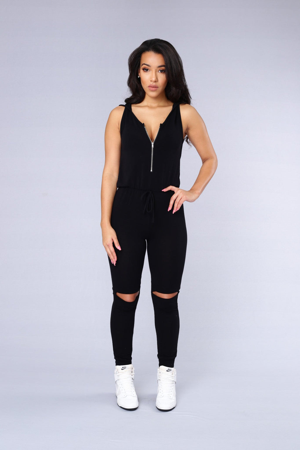 Jump For Joy Jumpsuit - Black