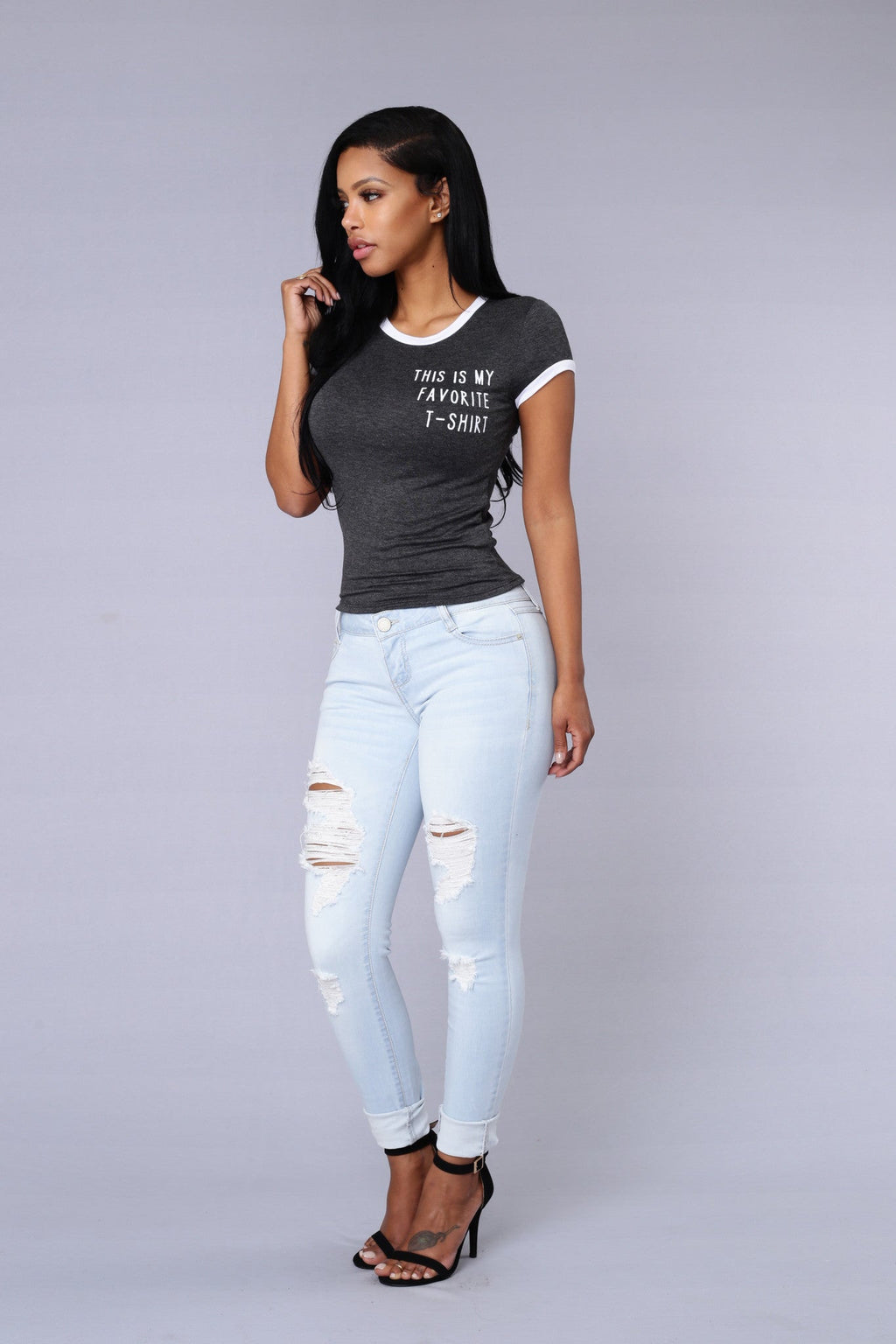 This is my Favorite Tee - Charcoal
