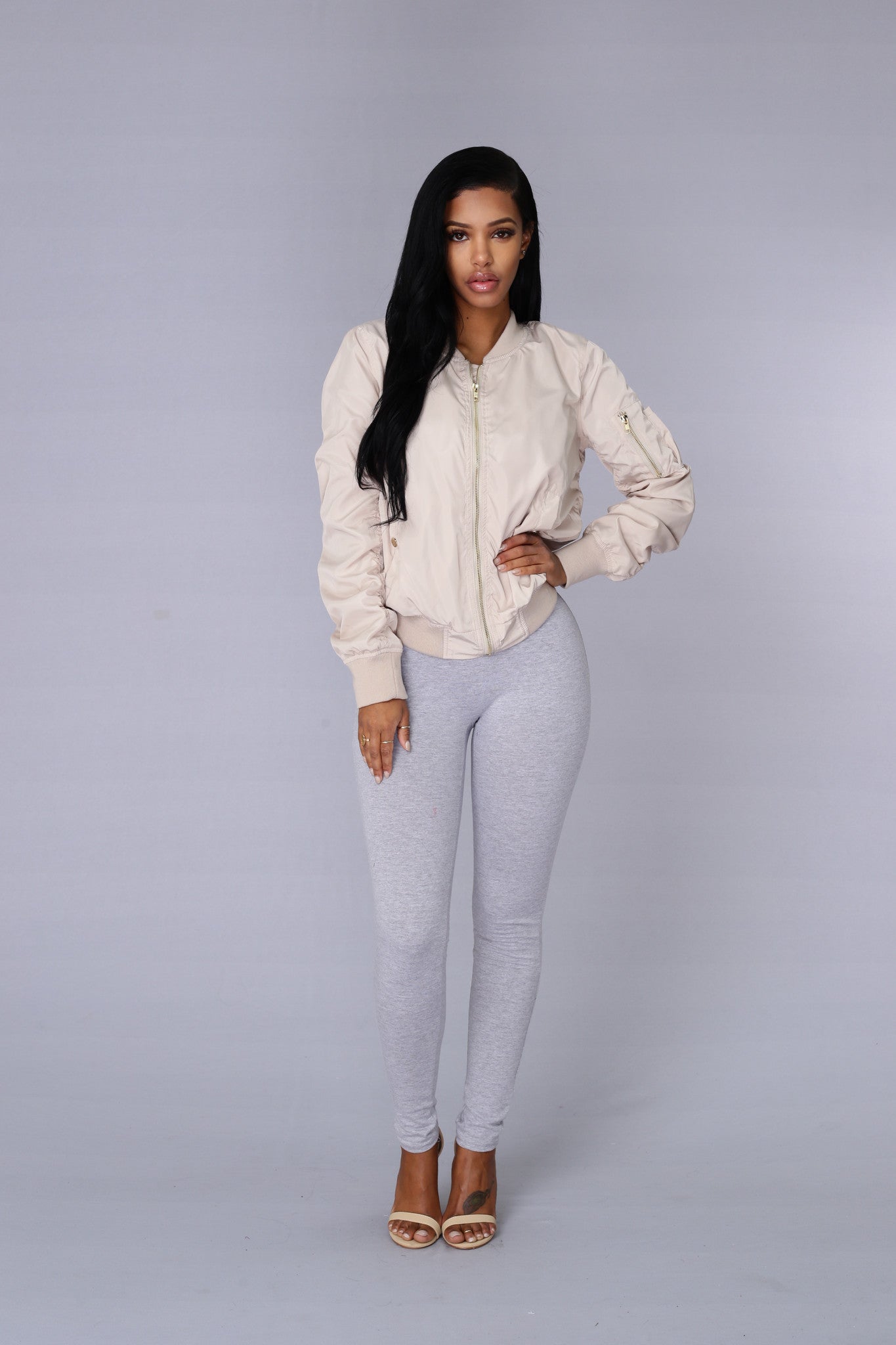 Picture Me Rollin' Jacket - Cream