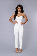 Neck Deep Jumpsuit - Off White