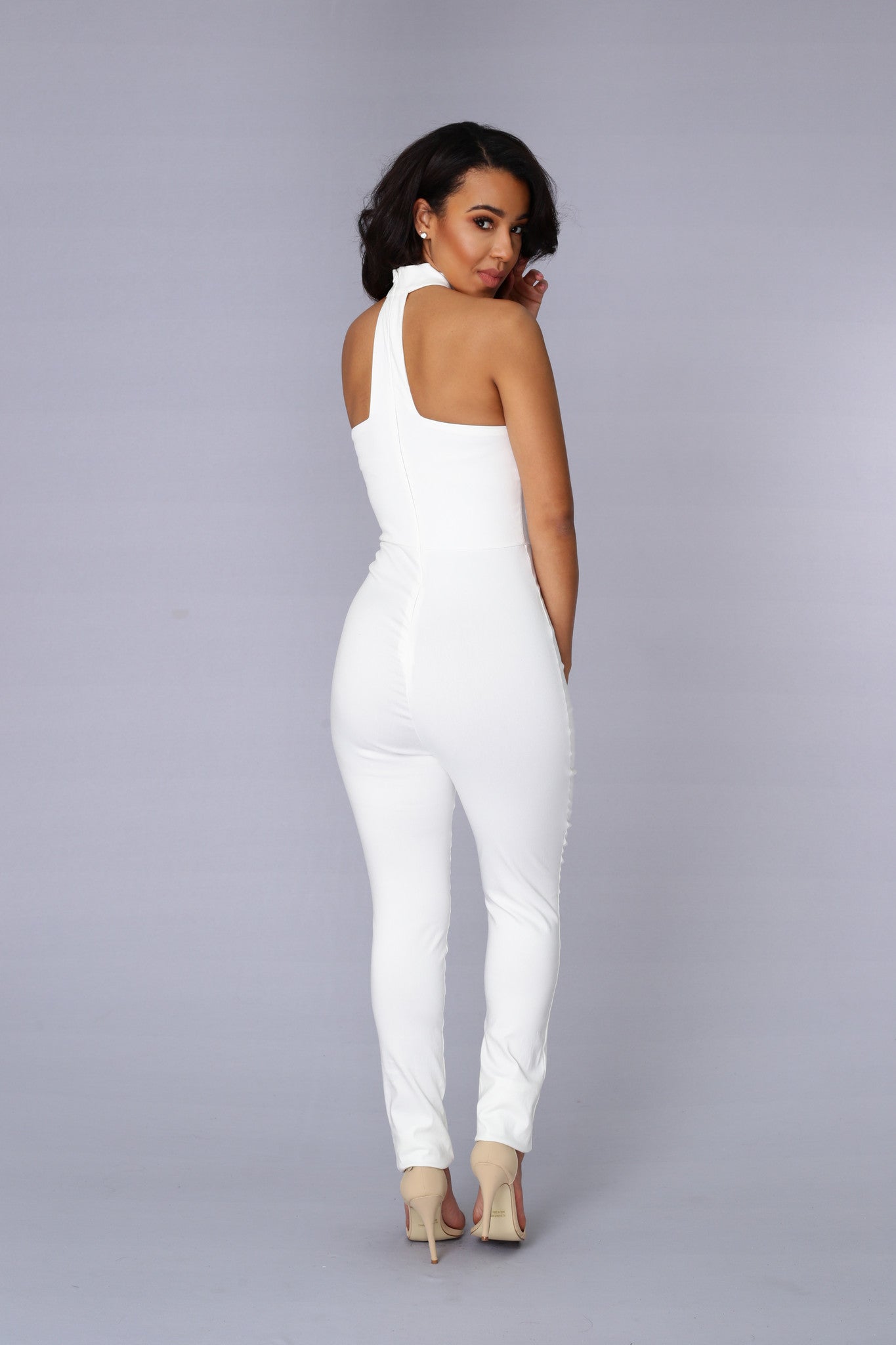 Neck Deep Jumpsuit - Off White
