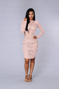 Kiss From A Rose Dress - Blush