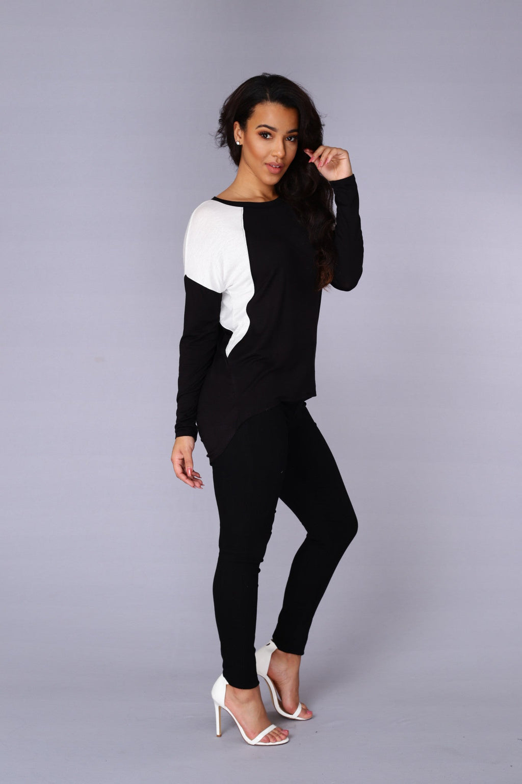 Courtside Tee - Black/Ivory