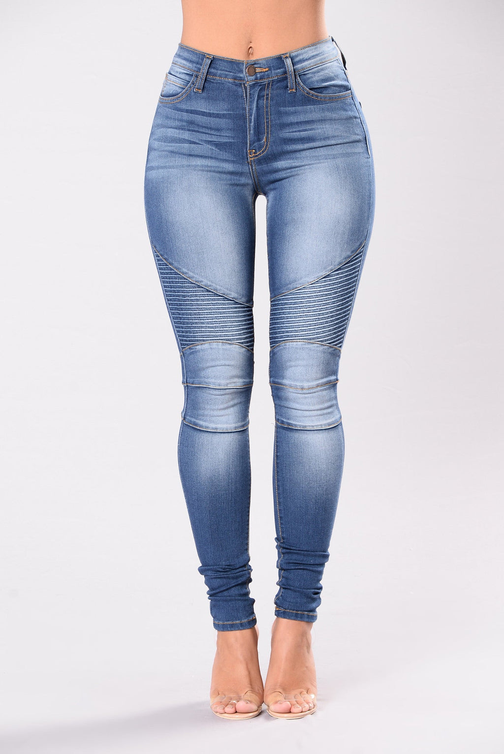 Oliver Moto Jeans - Medium Blue