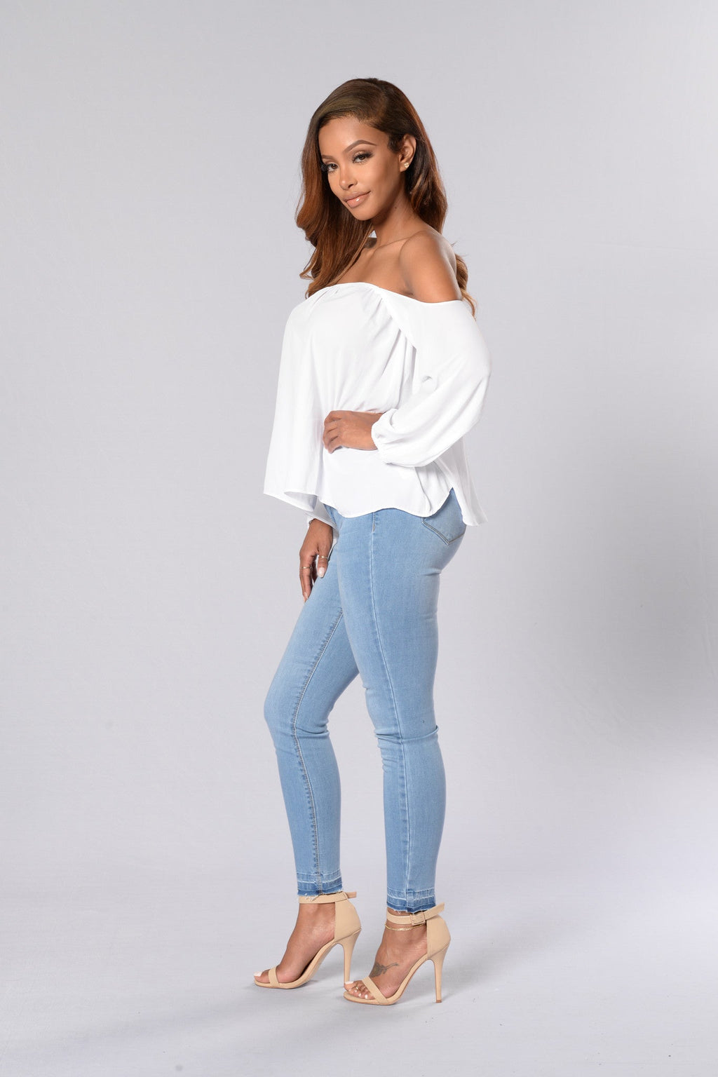 A Soft Touch Top - White