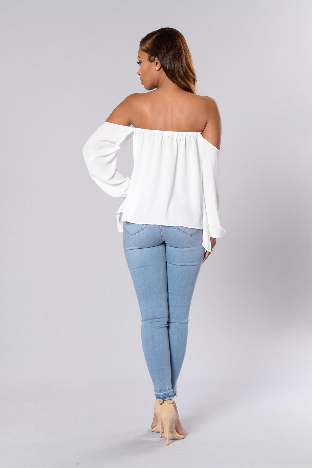 A Soft Touch Top - White